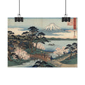 Hokusai Mount Fuji Rolled Poster — Japanese Woodblock Art Print
