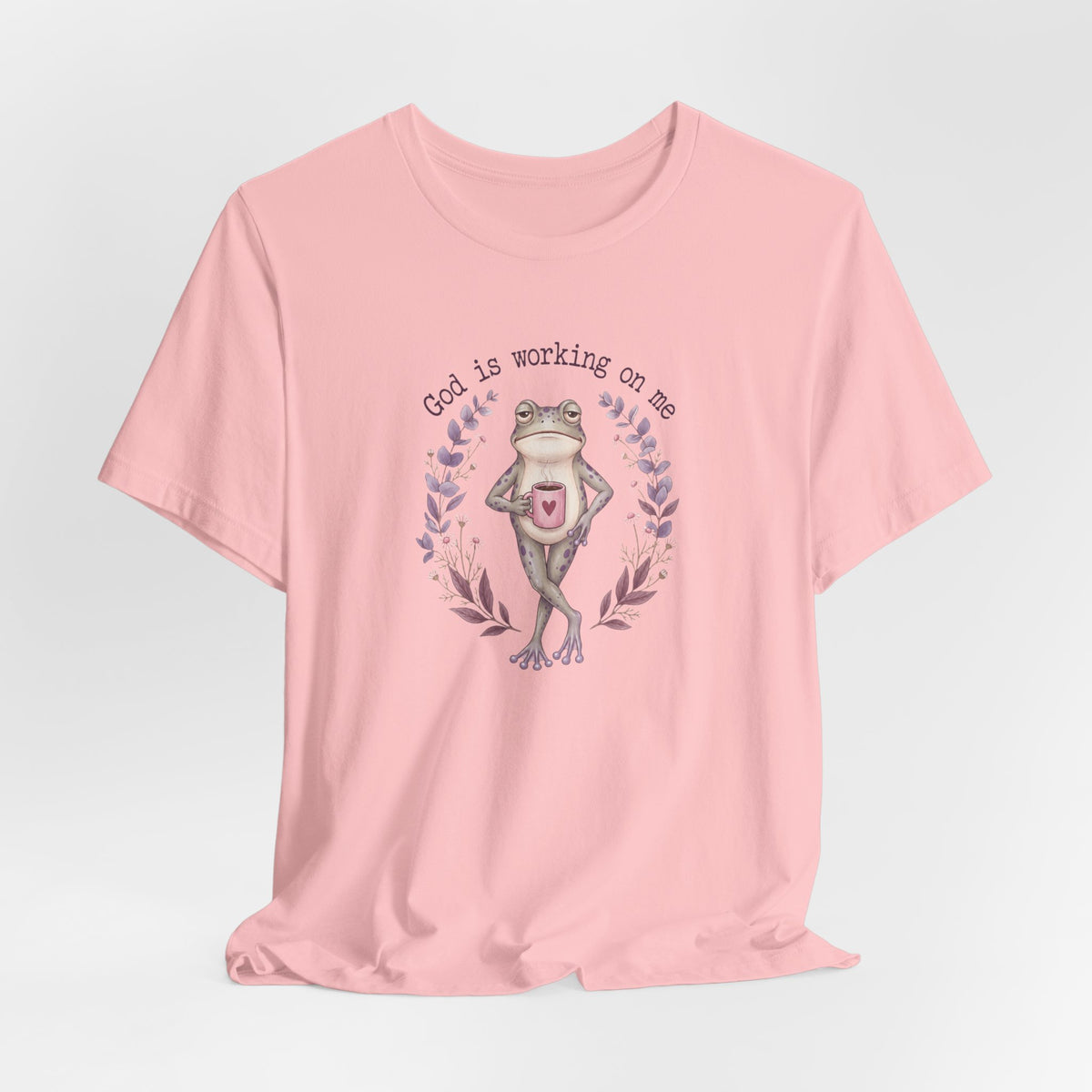 God Is Working on Me Frog T-Shirt