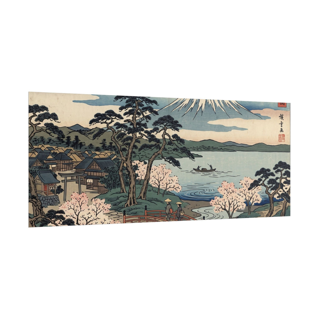 Hokusai Mount Fuji Rolled Poster — Japanese Woodblock Art Print