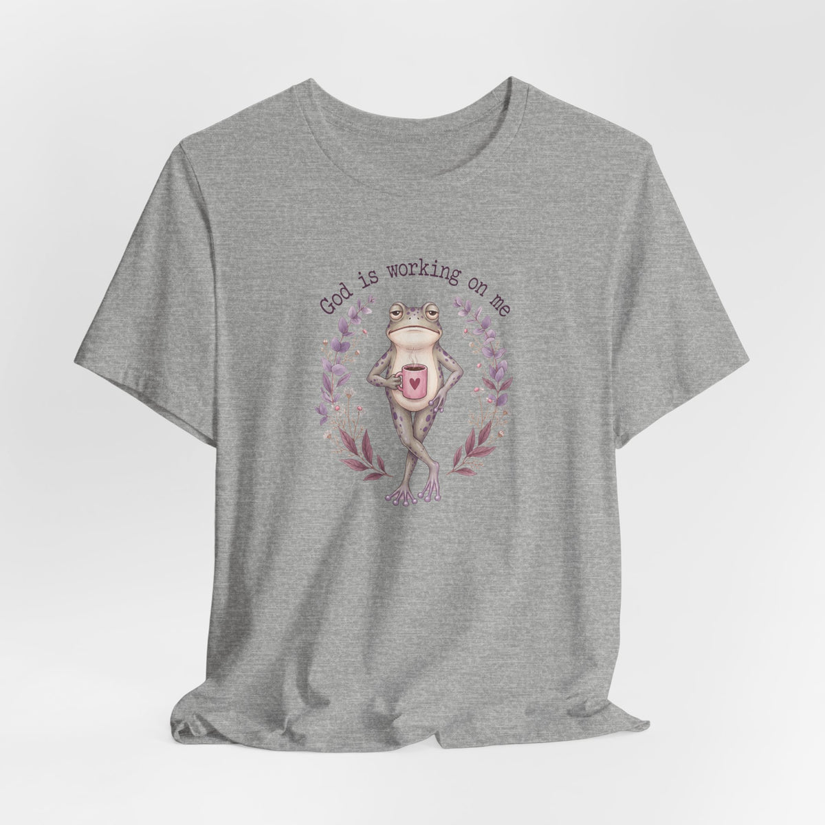 God Is Working on Me Frog T-Shirt