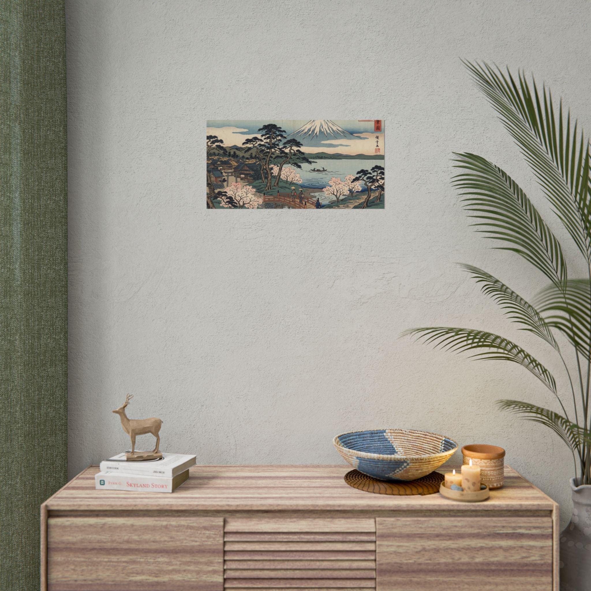 Hokusai Mount Fuji Rolled Poster — Japanese Woodblock Art Print